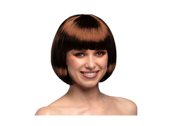 Peruka kabaretowa czekoladowobrązowa
