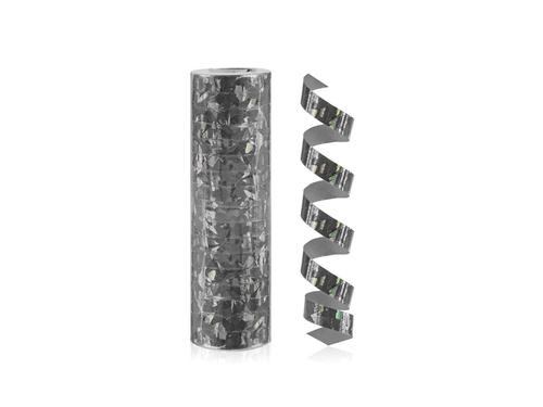 Serpentyna holograficzna - czarna - 18 szt.