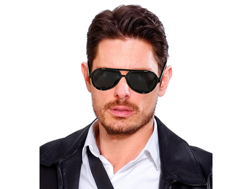 Okulary Pilotki czarne - 1 szt.