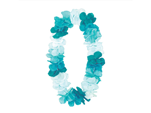 Naszyjnik hawajski Turkusowy - 1 szt.