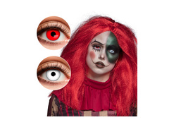 Soczewki kontaktowe Duo Przerażający Klaun - 3-miesięczne