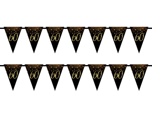 Baner flagi Sparkling na sześćdziesiąte urodziny - 5 m