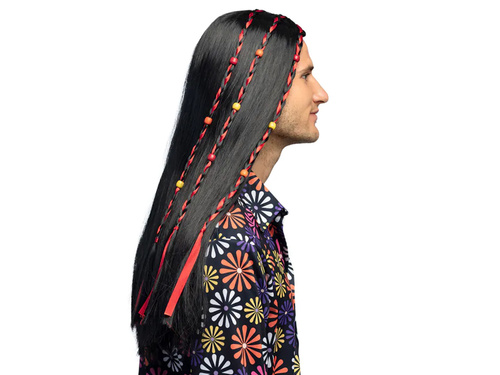 Peruka Hippisa z warkoczykami