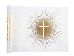 Dekoracja bieżnik na stół Krzyż - 30 cm x 5 m - 1 szt.