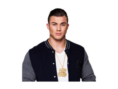 Metalowy naszyjnik „Hip Hop”