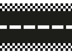 Bieżnik Tor wyścigowy - 40 cm x 5 m - 1 szt.