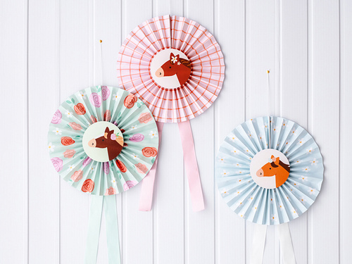 Rozetki wiszące Koniki - 3 szt.