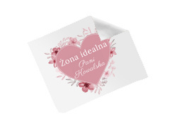 Ściereczka personalizowana do okularów Żona idealna - 1 szt.