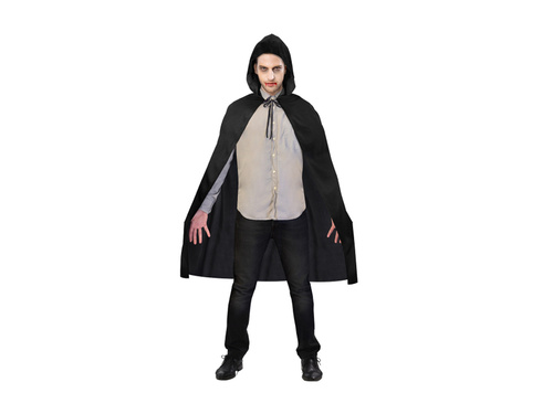 Kostium Peleryna z kapturem czarna