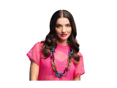 Naszyjnik łańcuch tęczowy