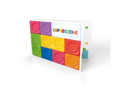 Zaproszenie urodzinowe Klocki - 6 szt.