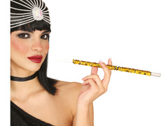 Cygaretka retro złota - 1 szt.