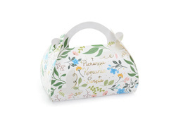 Ozdobne pudełko na ciasto Pierwsza Komunia Święta - 10 szt.