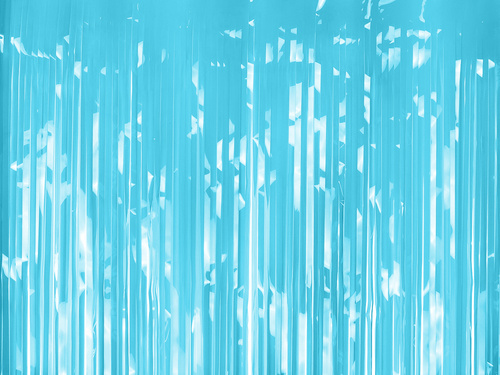 Kurtyna - zasłona na drzwi błękitna - 100 x 200 cm