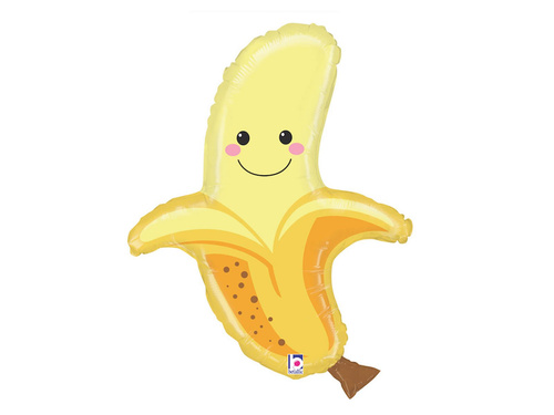 Balon foliowy Banan - 76 cm - 1 szt.