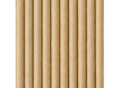 Słomki rurki kraftowe - 10 szt.