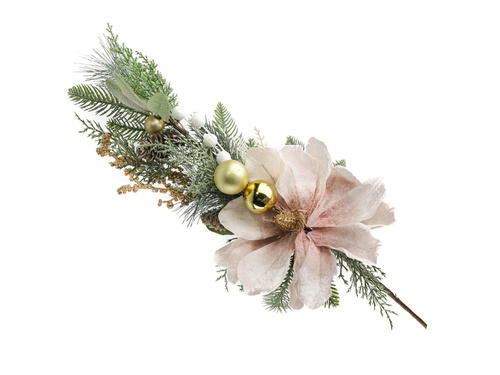 Dekoracja gałązka świąteczna - 70 cm - 1 szt.