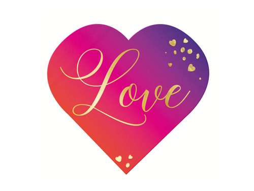 Serwetki Serce ombre Love - 33 cm - 10 szt.