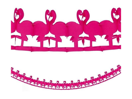 Girlanda Różowe Flamingi - 300 cm - 1 szt.