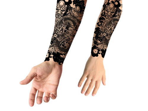 Tatuaż na przedramię Smok - 1 szt.