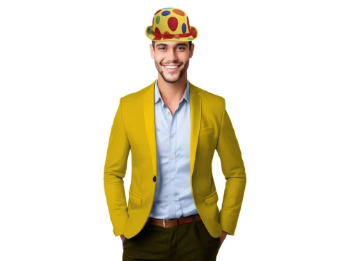 Kapelusz klauna - 1 szt.