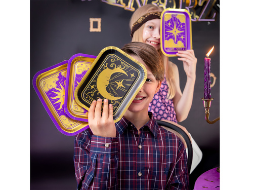 Talerzyki papierowe Karty - 20 x 15 cm - 6 szt.