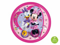 Talerzyki papierowe na urodziny Myszka Minnie - 23 cm - 8 szt.