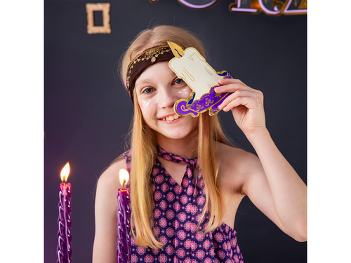 Serwetki halloweenowe Świeczka - 14,2 x 16,5 cm - 10 szt.