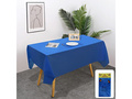 Obrus foliowy niebieski - 137 x 274 cm - 1 szt.