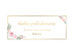 Naklejki personalizowane na pudełka na ciasto - 8 szt.
