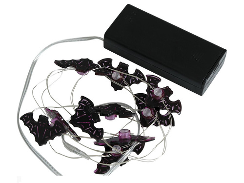 Girlanda z lampkami LED Nietoperze - 120 cm - 1 szt.