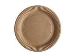 Talerzyki kraftowe - 22,5 cm - 10 szt.