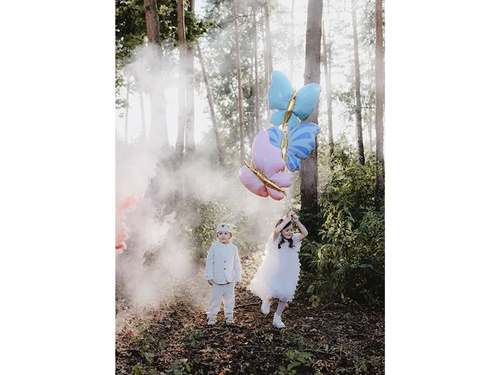 Balon foliowy Motylek błękitny - 69 x 69 cm - 1 szt.