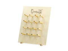 Dekoracja drewniana Ściana na donuty - 45 x 55 cm