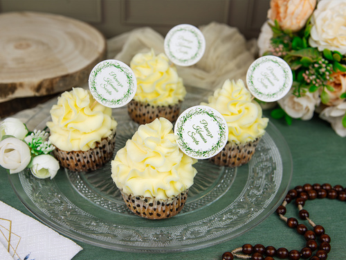 Pikery na I Komunię Świętą - 7 cm - 6 szt.