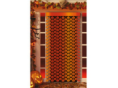 Kurtyna na drzwi Dynie na Halloween - 100 x 200 cm - 1 szt.