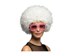 Peruka Afro Groove biała