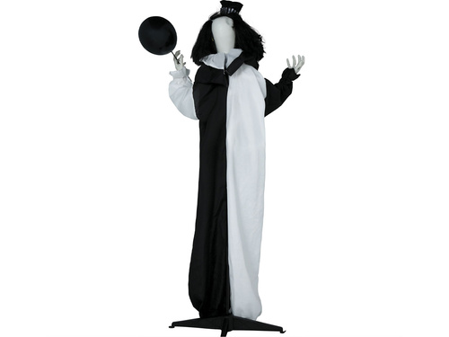 Dekoracja stojąca Klaun Kościotrup - 170 cm - 1 szt.