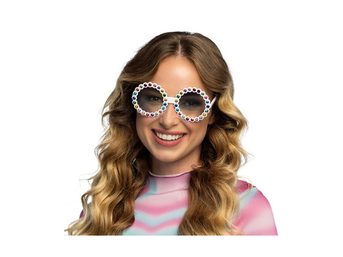 Okulary imprezowe z kryształem party