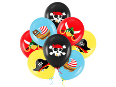Balony lateksowe Piraci - 30 cm - 8 szt.