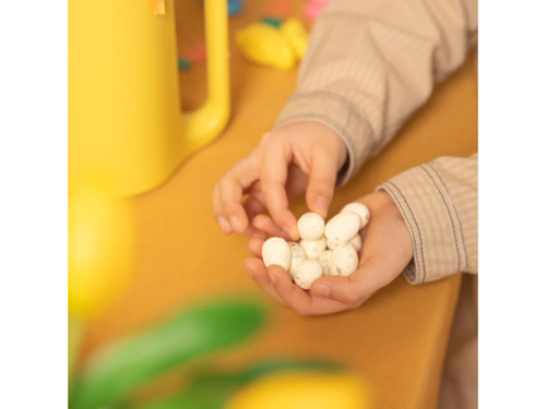 Jajka mini nakrapiane ecru - 2,5 cm - 50 szt.