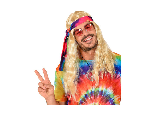 Blond peruka hipis z opaską