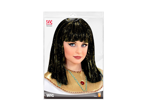 Peruka Kleopatry z lametą