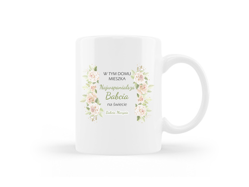 Kubek personalizowany na dzień babci - 330ml