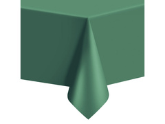 Obrus foliowy zielony - 137 x 274 cm - 1 szt.