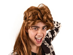 Peruka męska Ruda Disco - 1 szt.