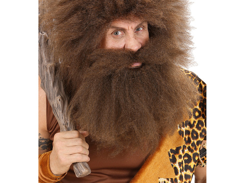 Broda z wąsami brązowa - 1 szt.