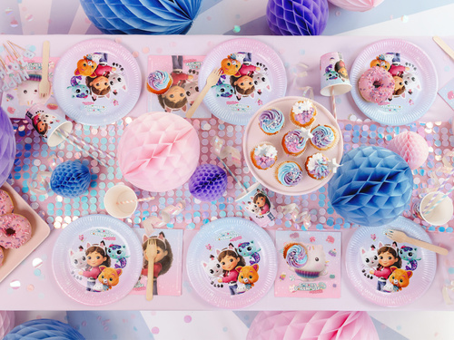 Kubeczki papierowe Koci domek Gabi - 250 ml - 6 szt.