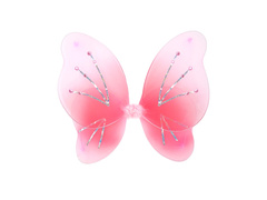 Różowe skrzydła z kryształkami 50×40 cm