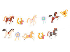 Girlanda Koniki - 270 cm - 1 szt.